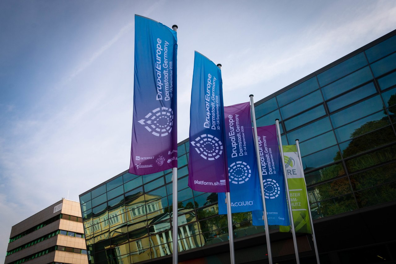 A photo from Drupal Europe in Darmstadt