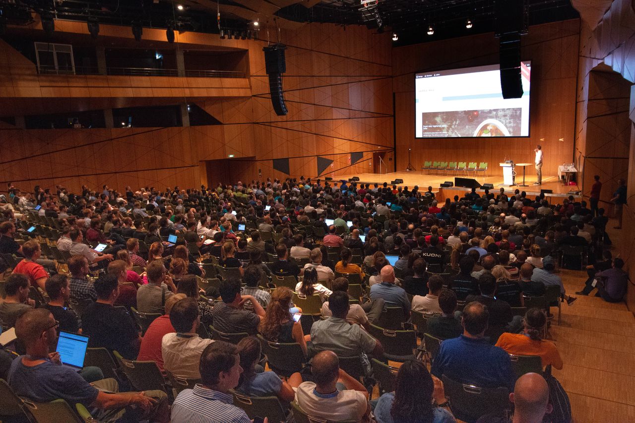 A photo from Drupal Europe in Darmstadt