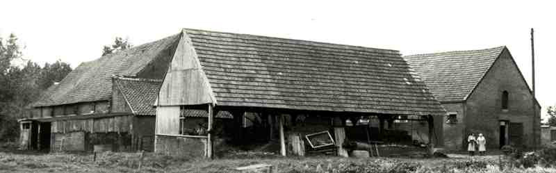 Old barn and farmhouse