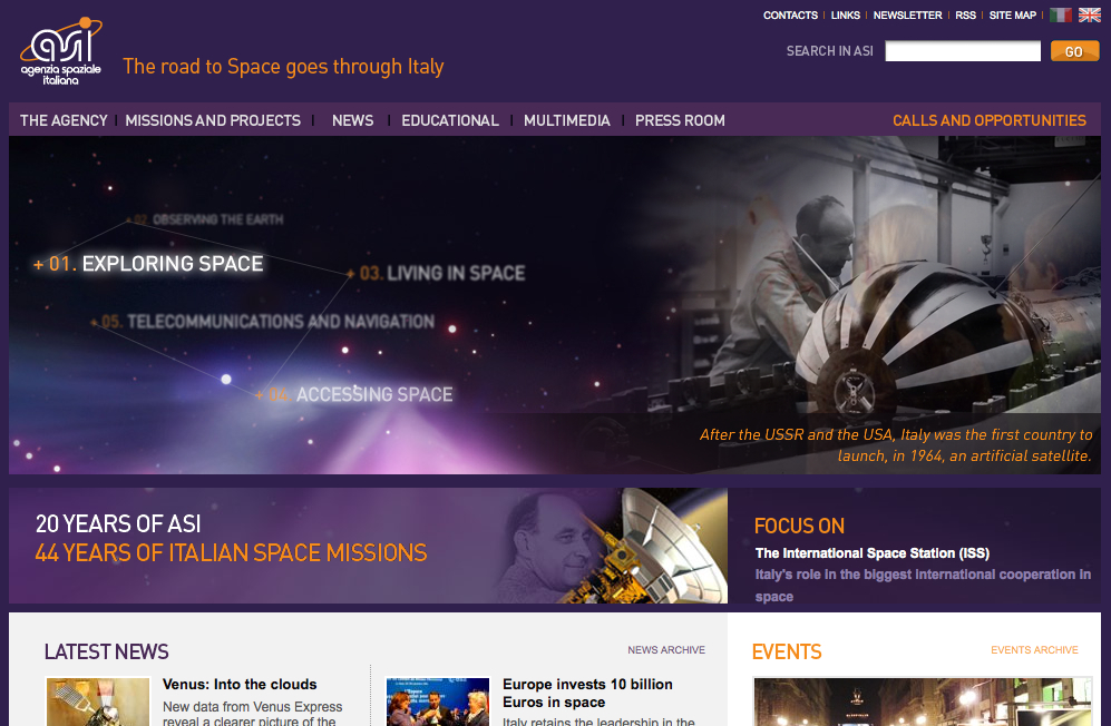 An aerospace engineer works on a satellite component, highlighting Italy's contributions to space exploration and missions.