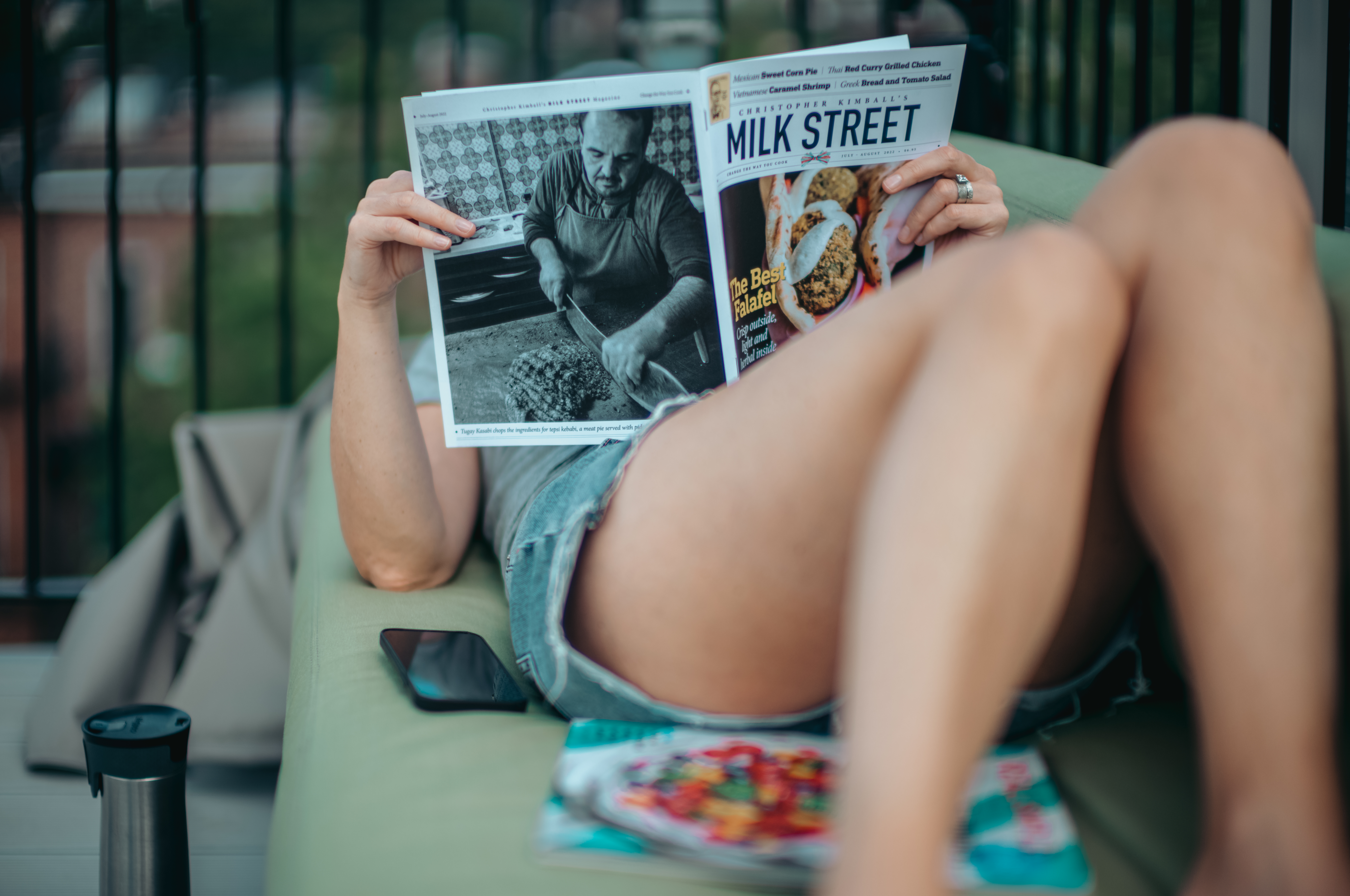 Rooftop reading